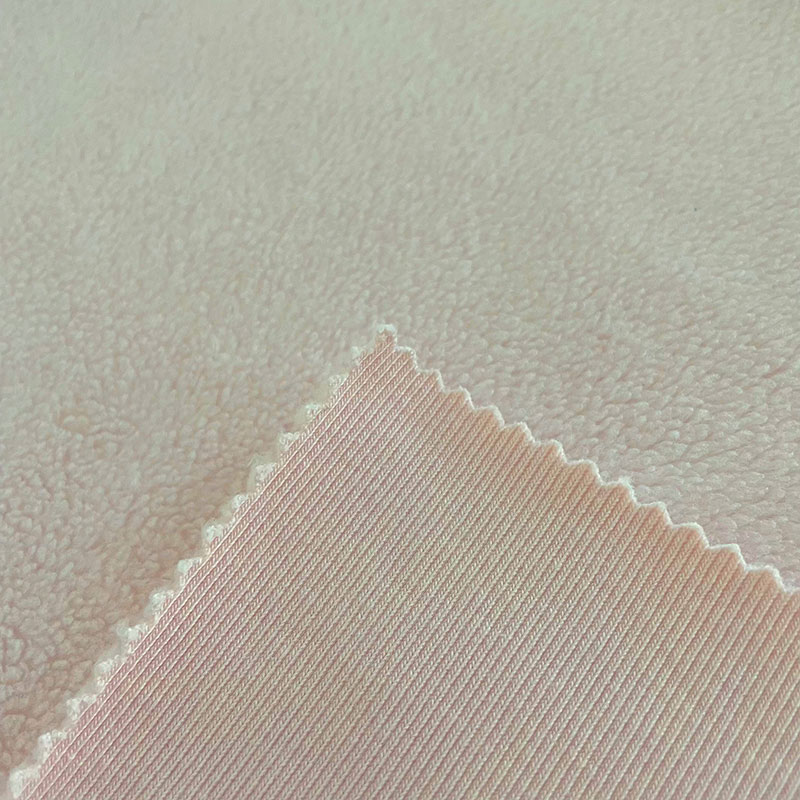 Non-stretch Striped Fleece Fabric